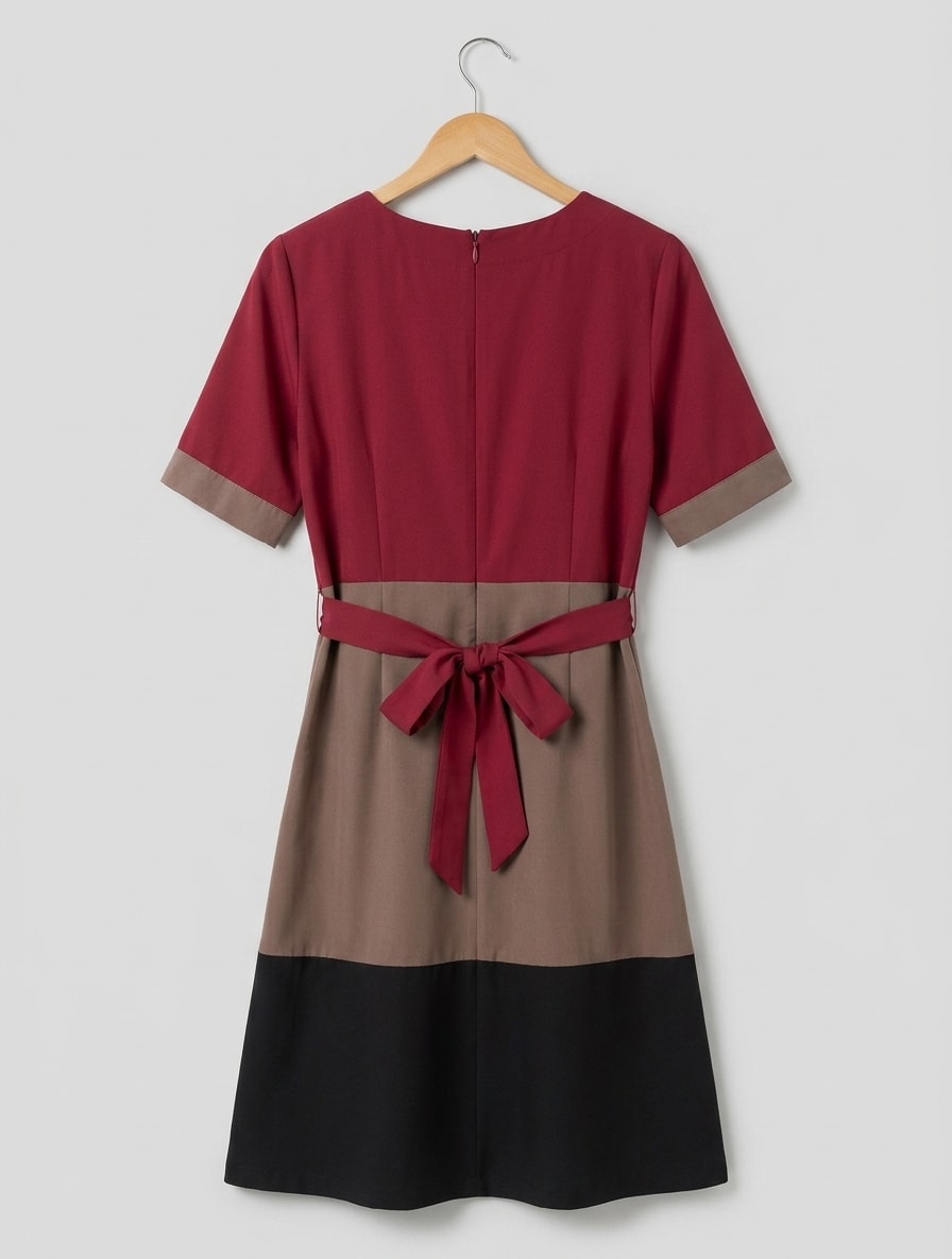 Monsoon Tri-Colour Dress