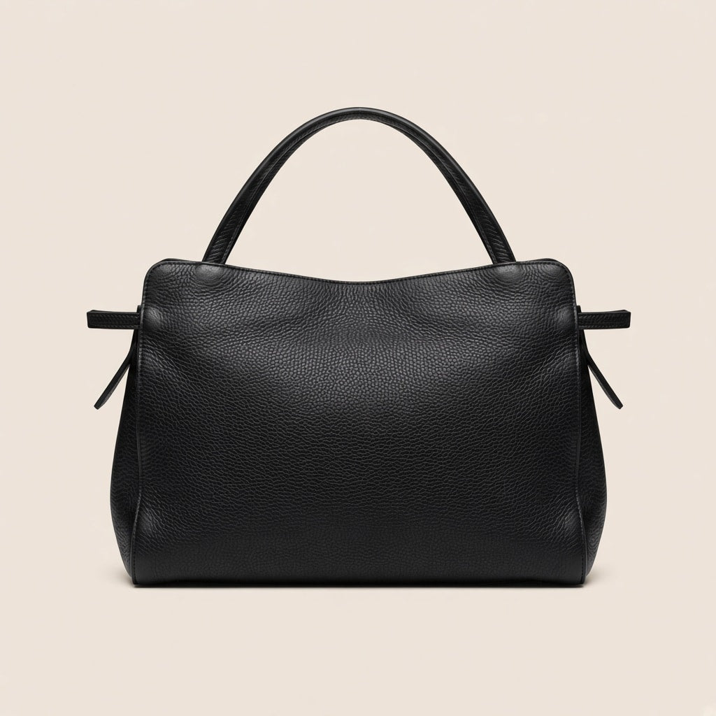 NeroGiardini Pebbled Leather Convertible Satchel