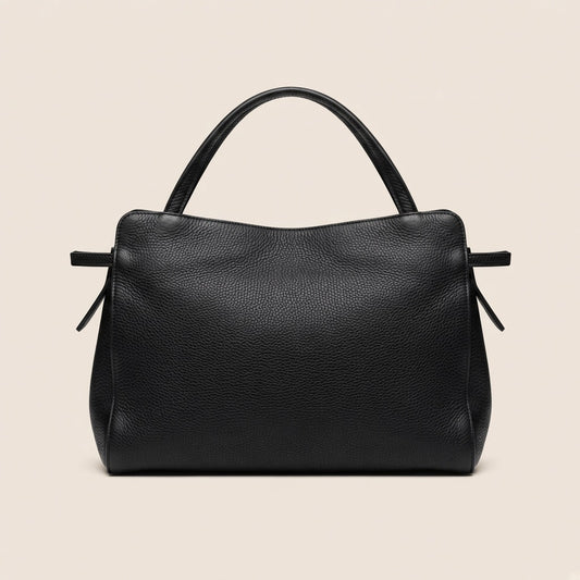 NeroGiardini Pebbled Leather Convertible Satchel