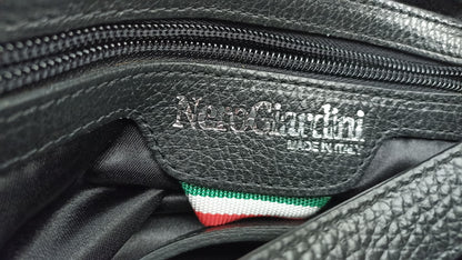 NeroGiardini Pebbled Leather Convertible Satchel