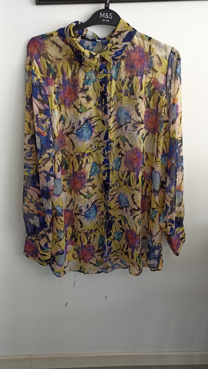 Next Floral Chiffon Blouse
