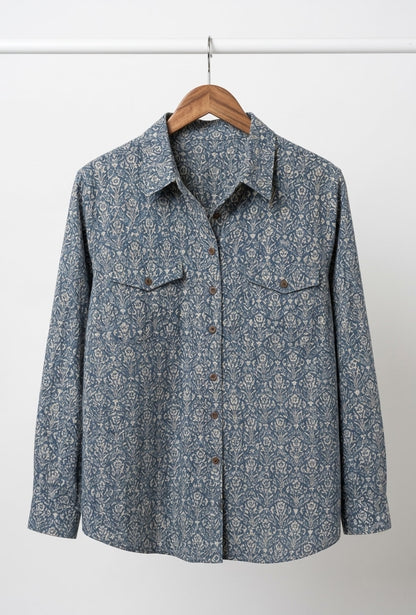 Next × Morris & Co Botanical Print Blouse
