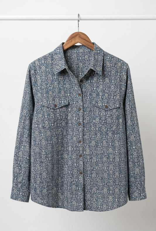 Next × Morris & Co Botanical Print Blouse
