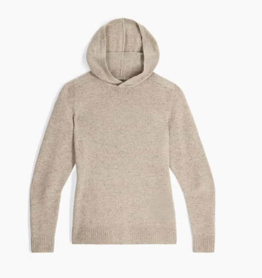 Royal Robbins Merino Wool Hoodie in Beige
