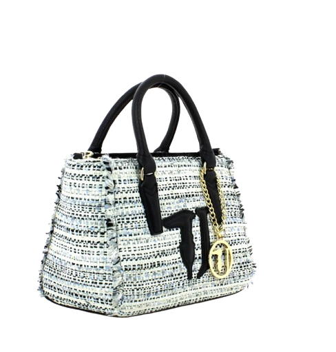 Trussardi Jeans Tweed Handbag