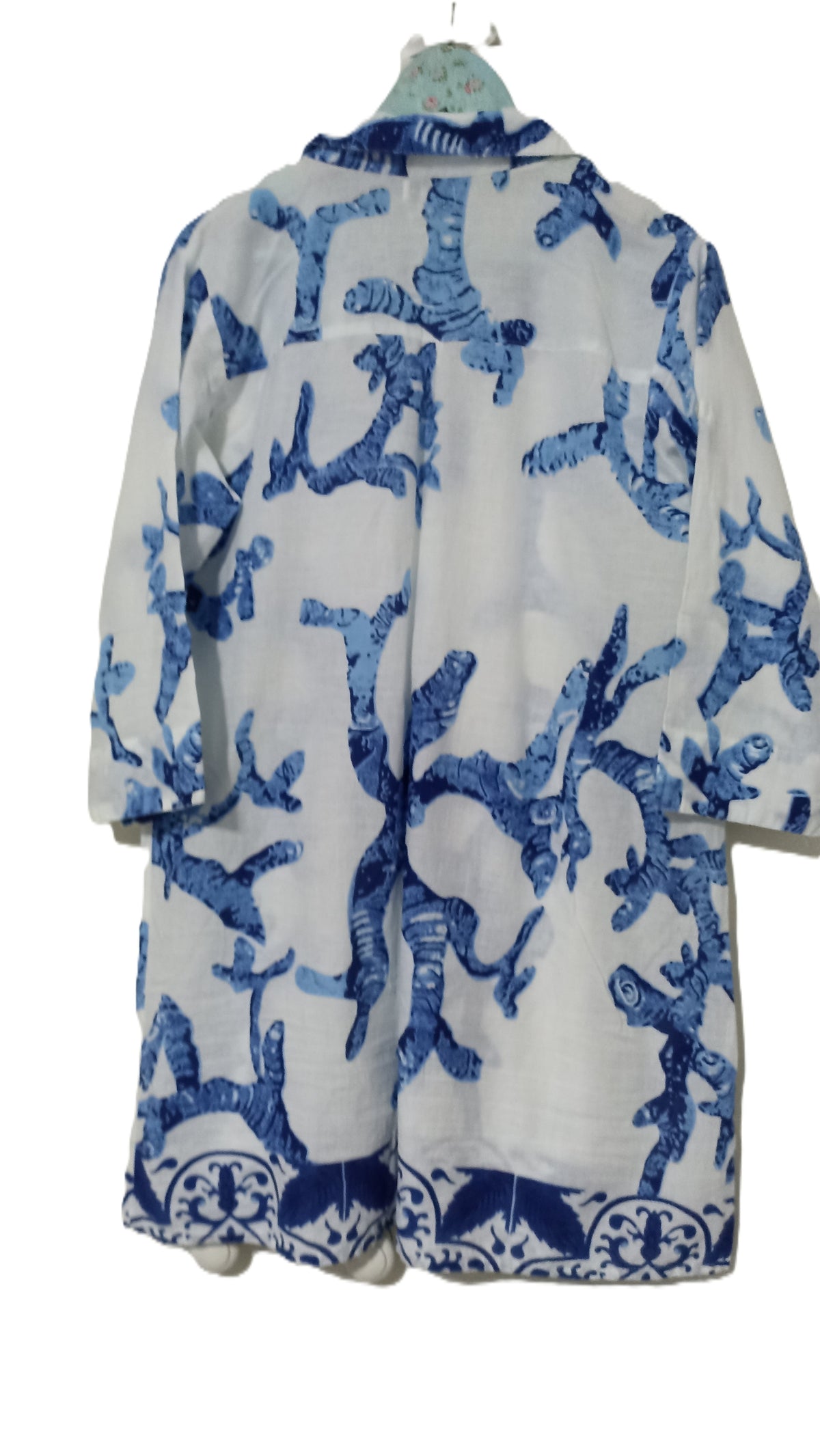 Verde Long Blouse / Beach Cover Up