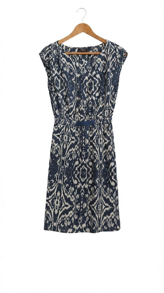 Vila Mid-length Ikat Print Dress