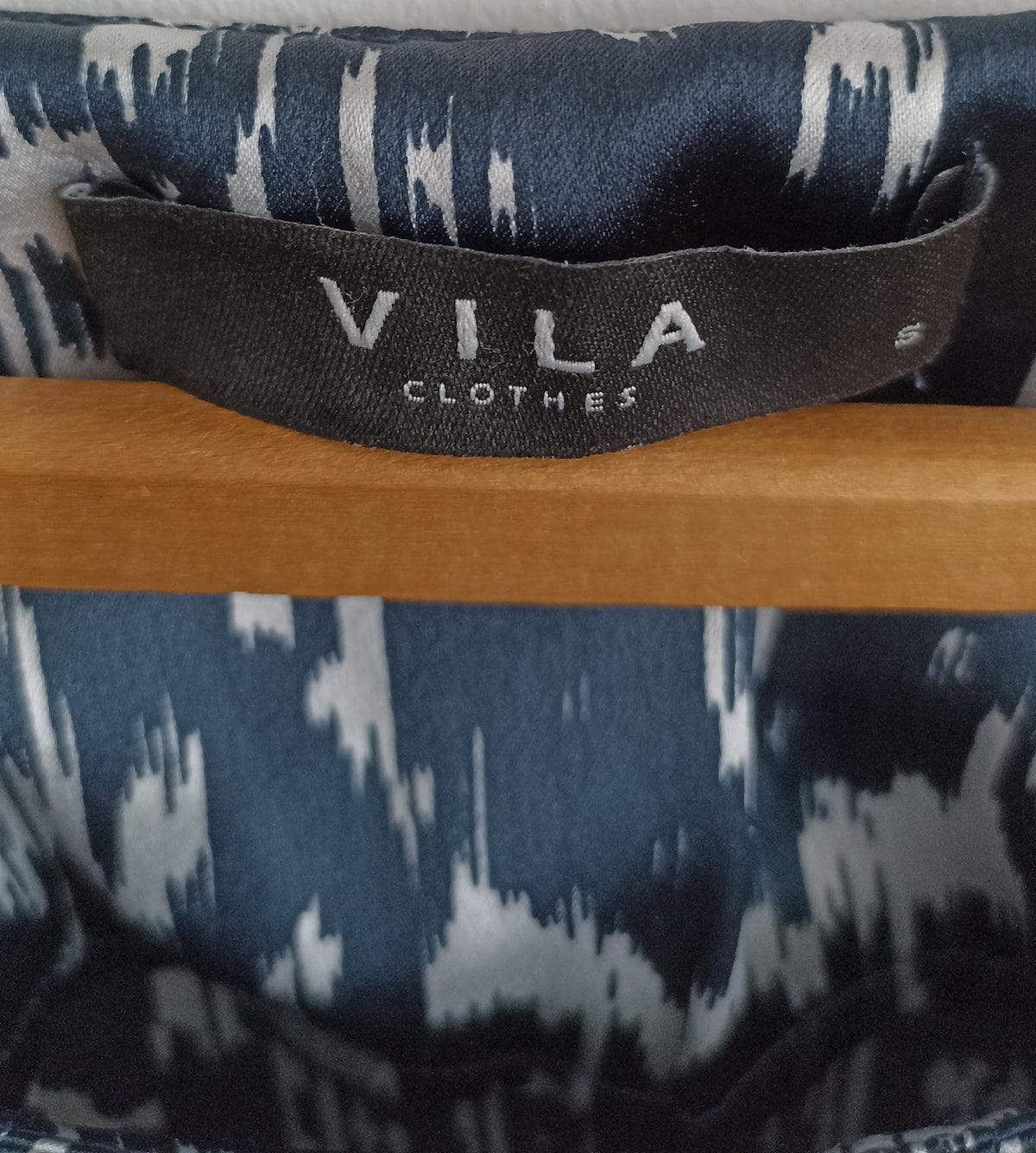 Vila Mid-length Ikat Print Dress