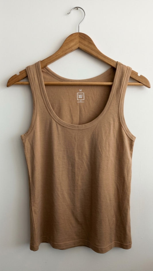 We Norwegians Merino Wool Tank Top in Brown