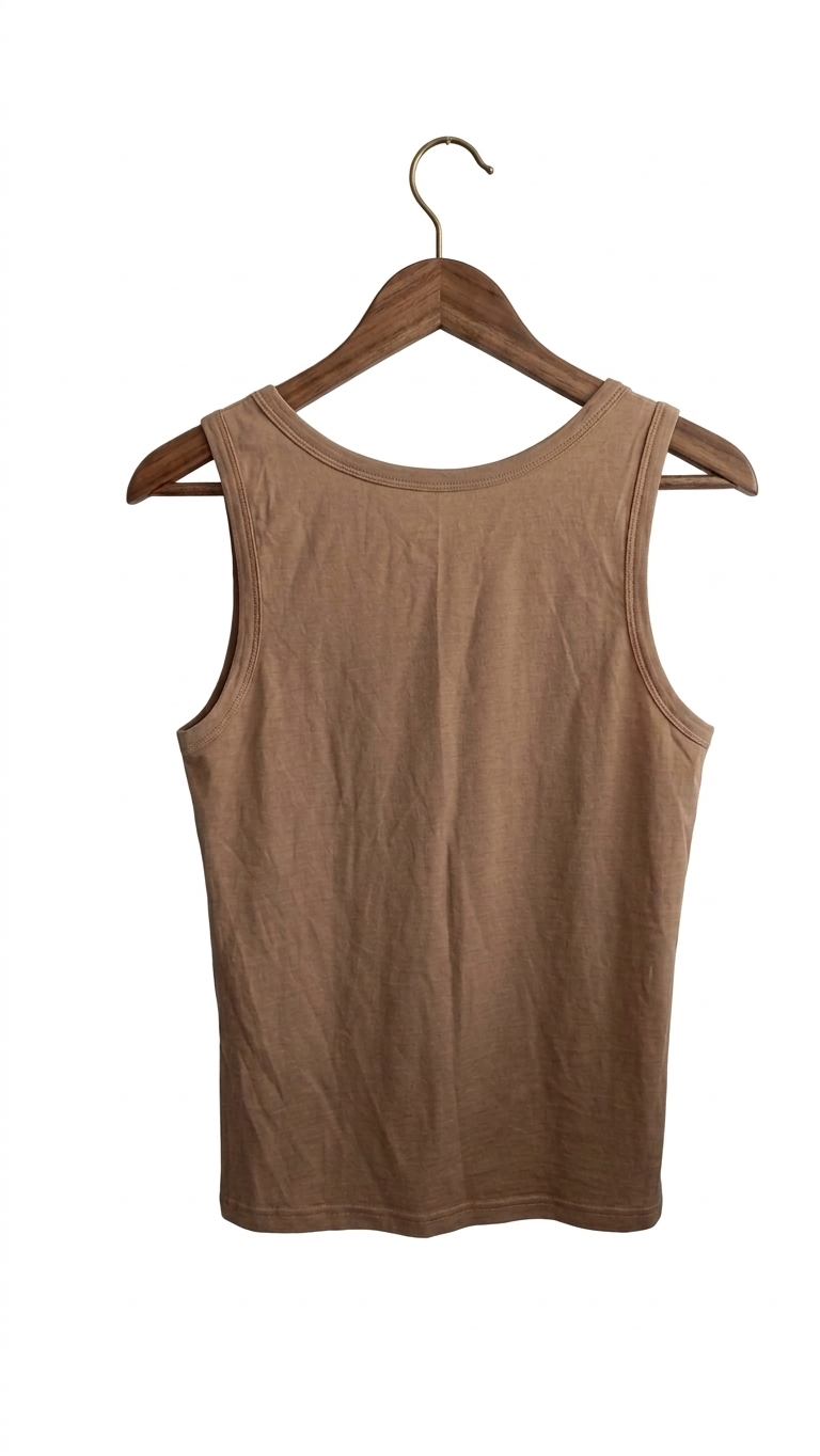 We Norwegians Merino Wool Tank Top in Brown