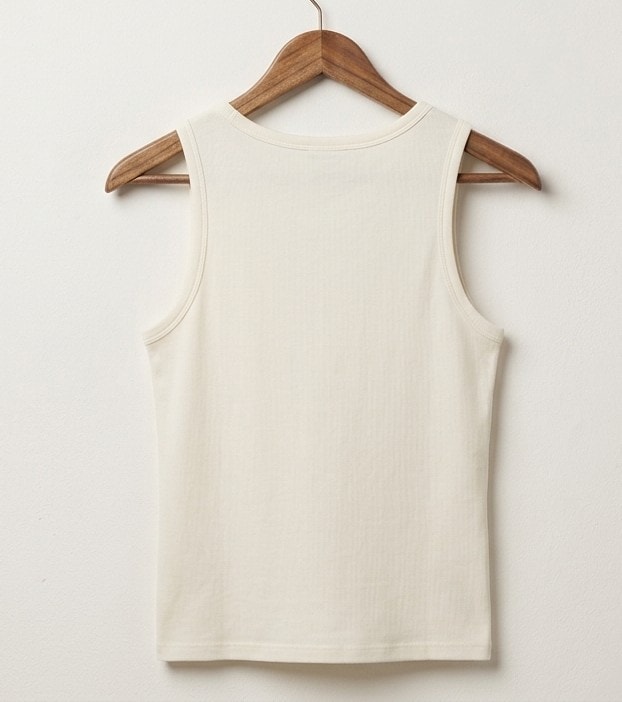 We Norwegians Merino Wool Tank Top in Cream