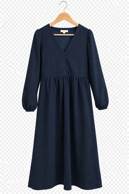 The White Company Cotton Velvet Dress
