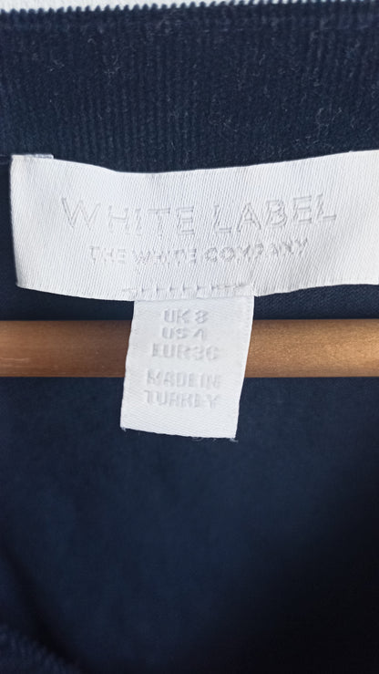The White Company Cotton Velvet Dress