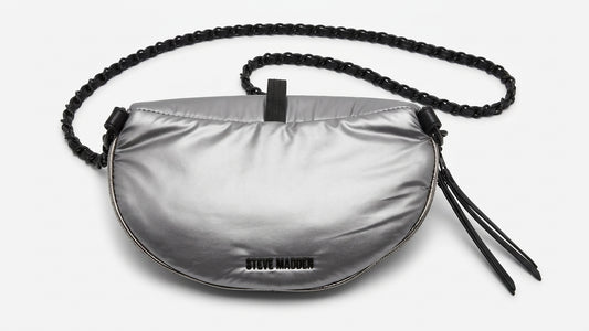 Steve Madden Grey leather crossbody bag — New — image 2 of 4