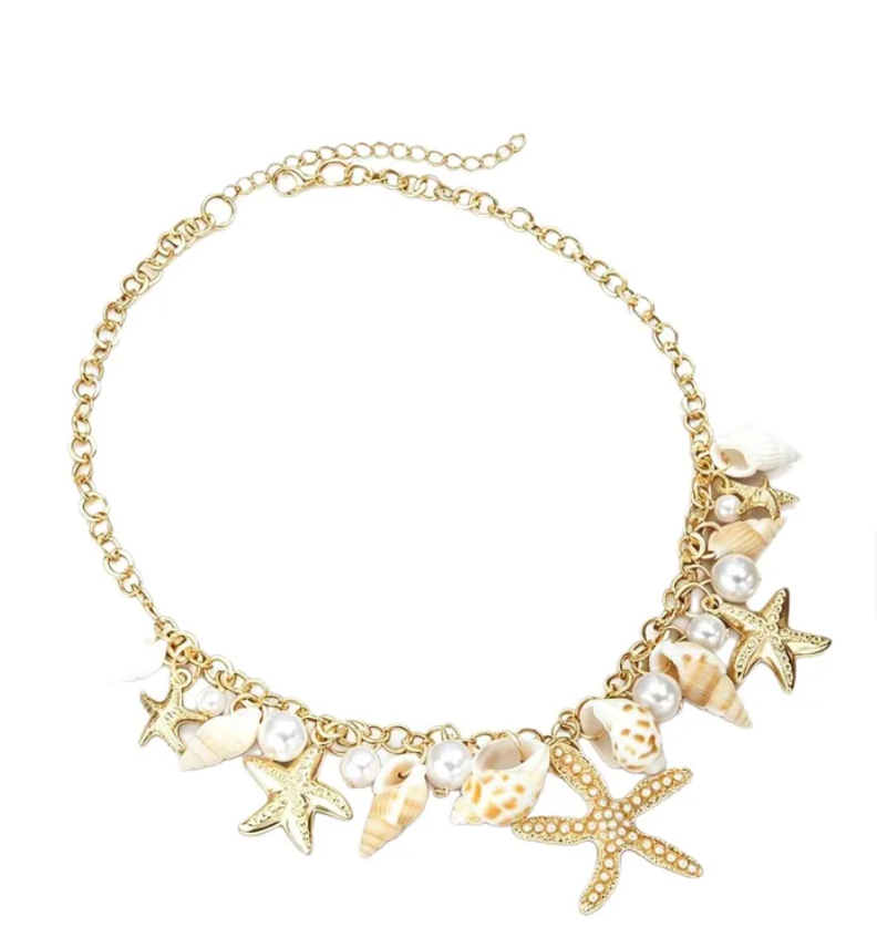 Shell and Starfish necklace